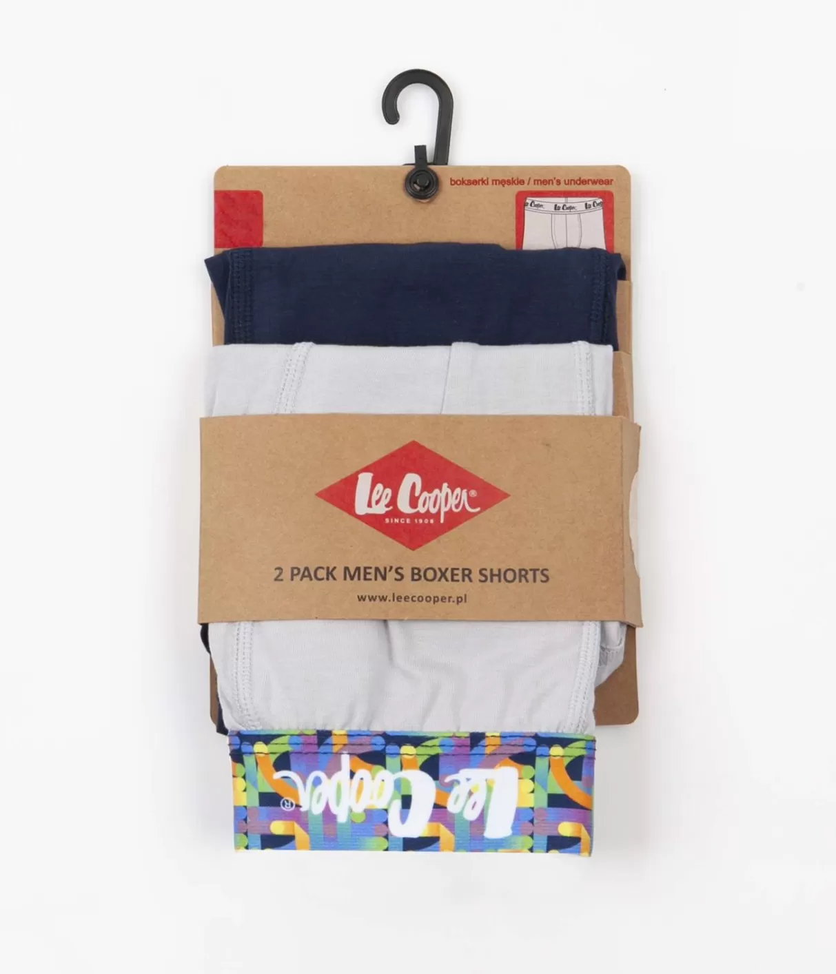 Bokserki 2-pak DUOBOX 9533 BLUE GREY-Lee Cooper Flash Sale