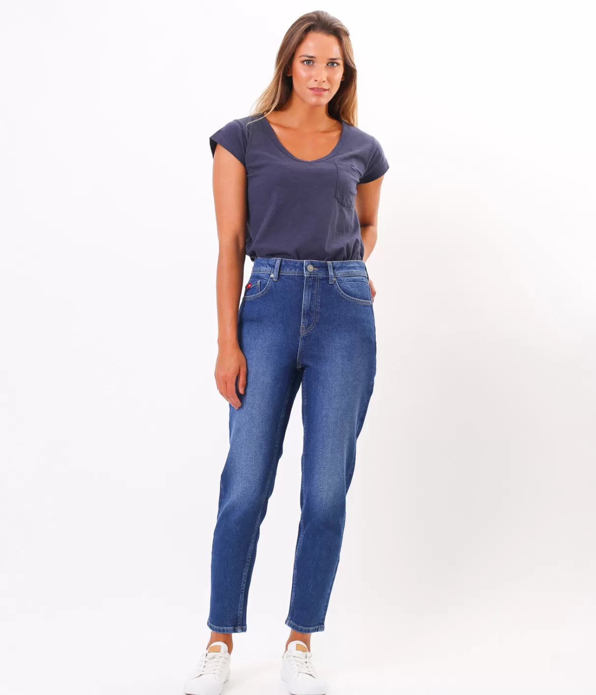 Jeansy damskie mom jeans MATEA 2417 DARK USED-Lee Cooper Best