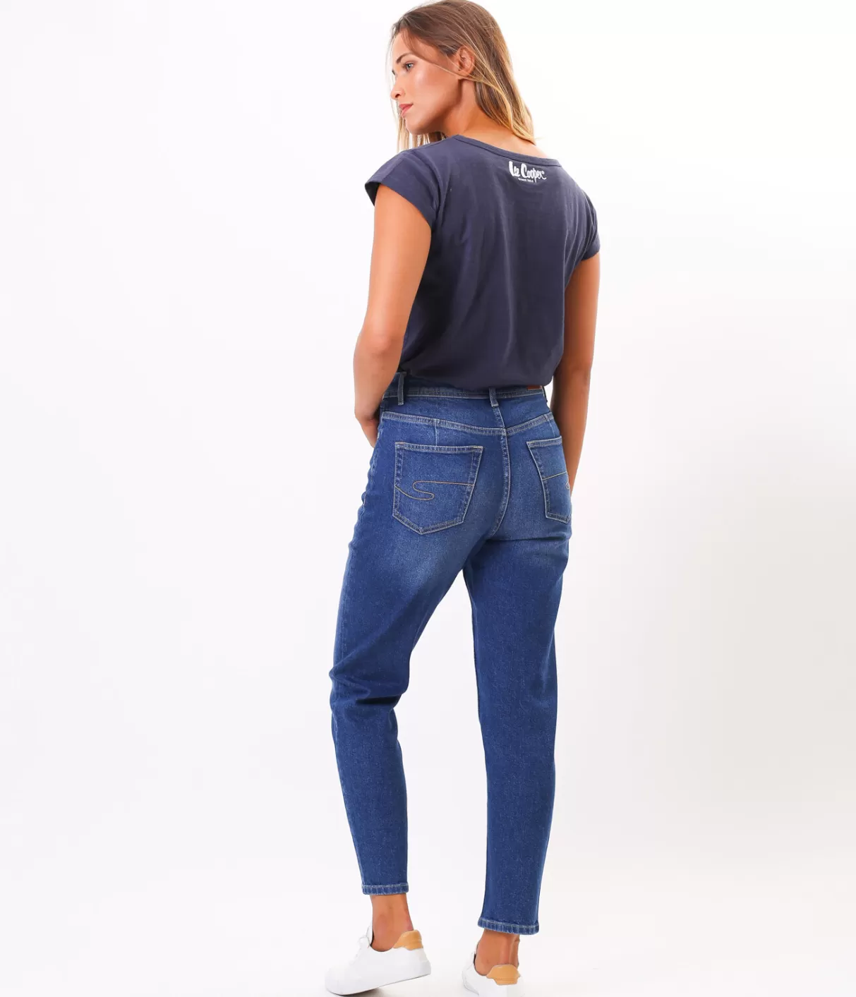 Jeansy damskie mom jeans MATEA 2417 DARK USED-Lee Cooper Best