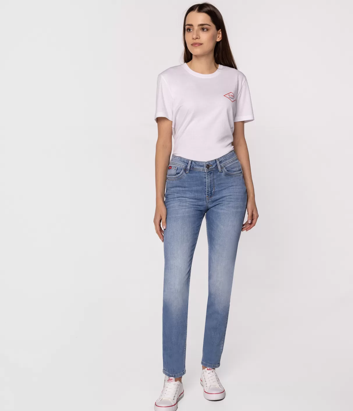 Jeansy damskie slim LC135 3006 LIGHT USED-Lee Cooper Fashion