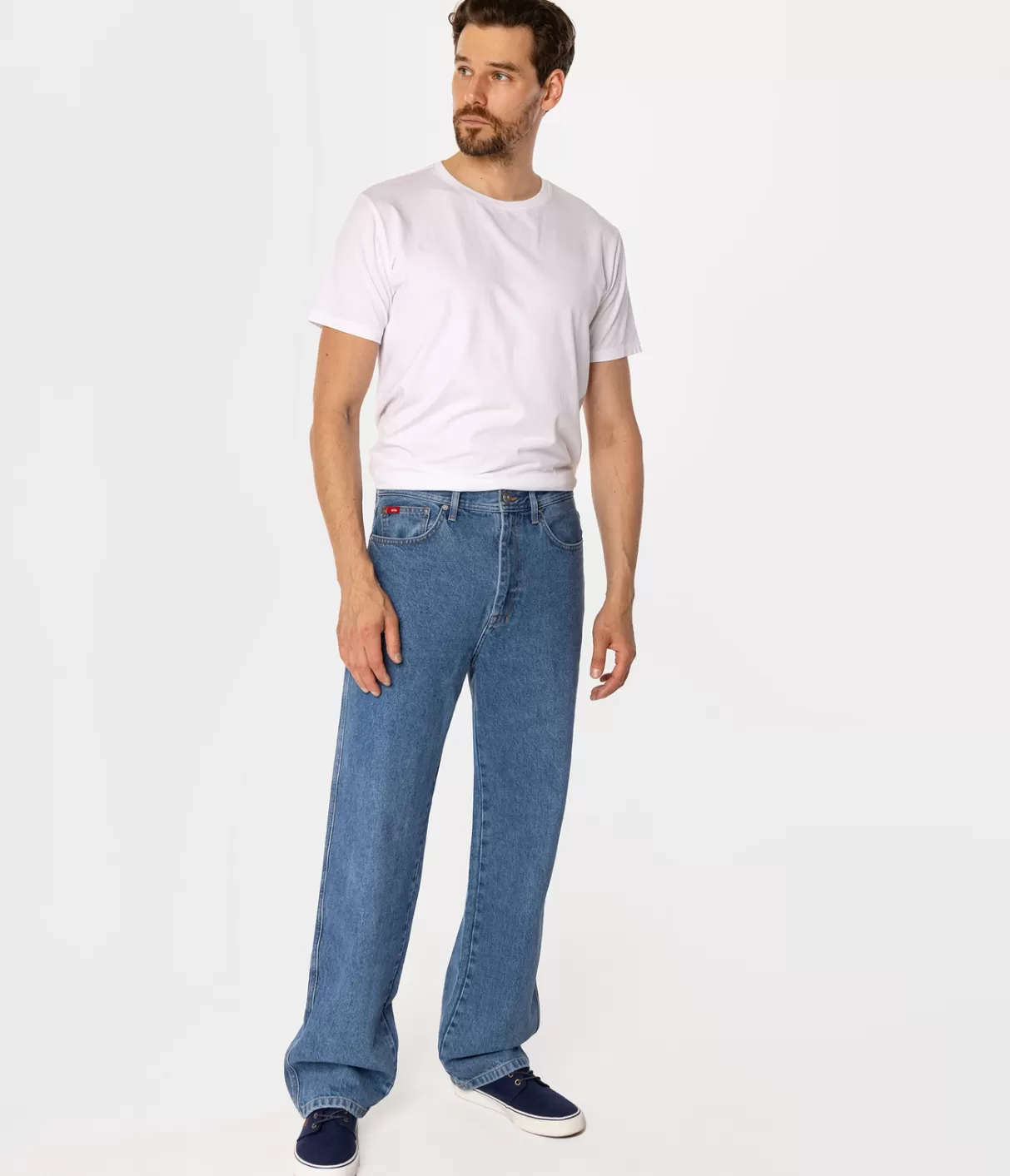 Jeansy męskie baggy BENITO 4187 DOUBLE STONE-Lee Cooper Store