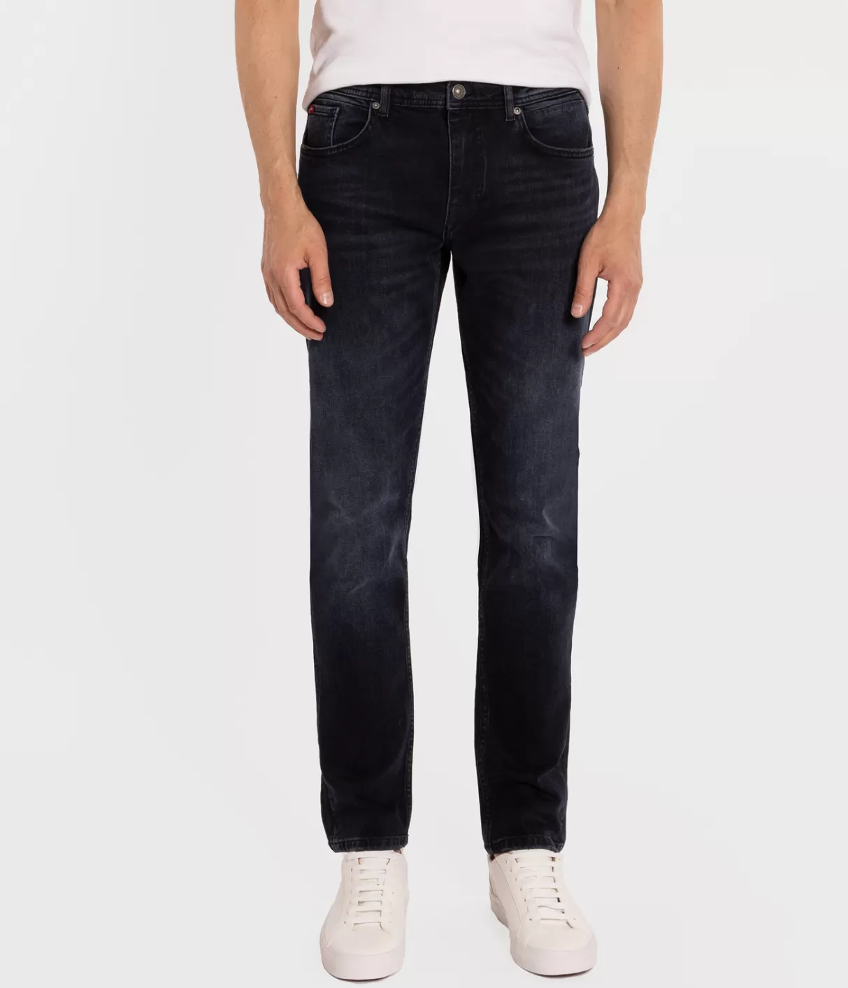 Jeansy męskie comfort slim DENZEL 2701 BLUE BLACK USED-Lee Cooper Sale