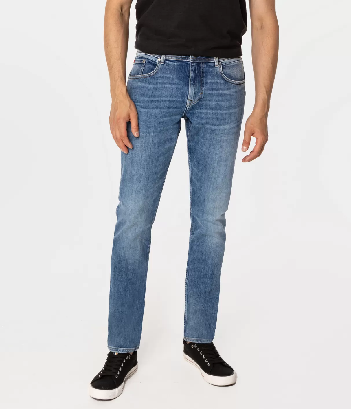 Jeansy męskie comfort slim DENZEL 3007 BRUSHED USED-Lee Cooper Best