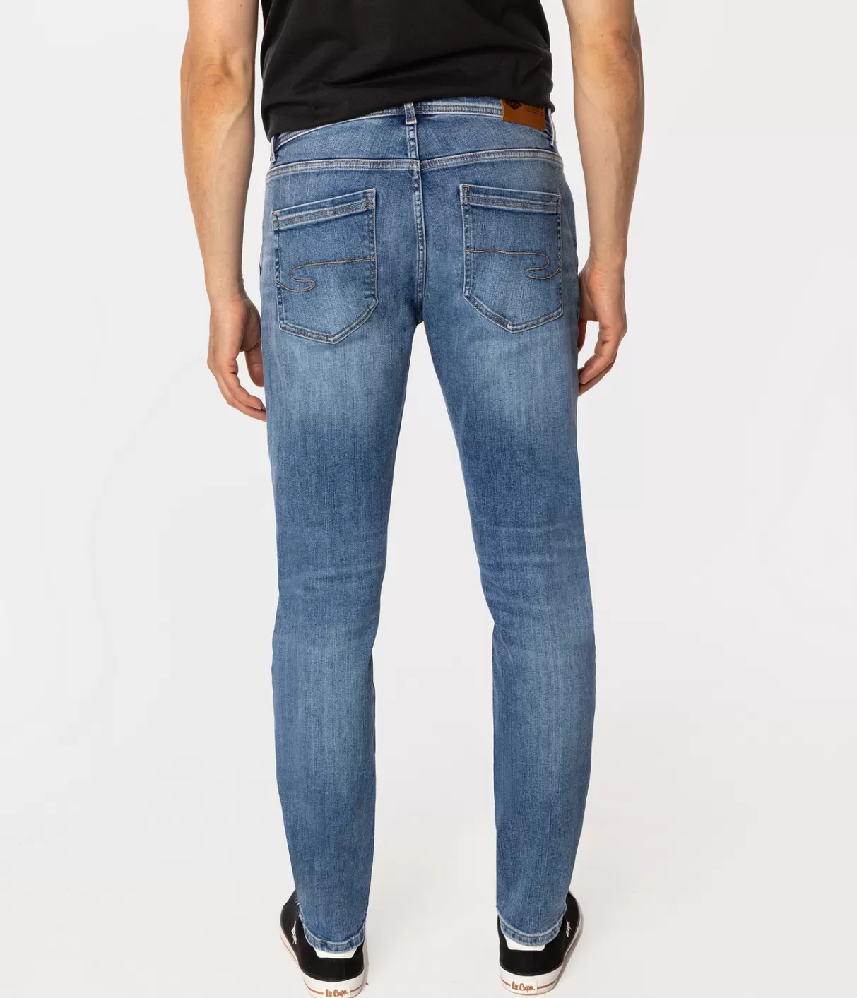 Jeansy męskie comfort slim DENZEL 3007 BRUSHED USED-Lee Cooper Best