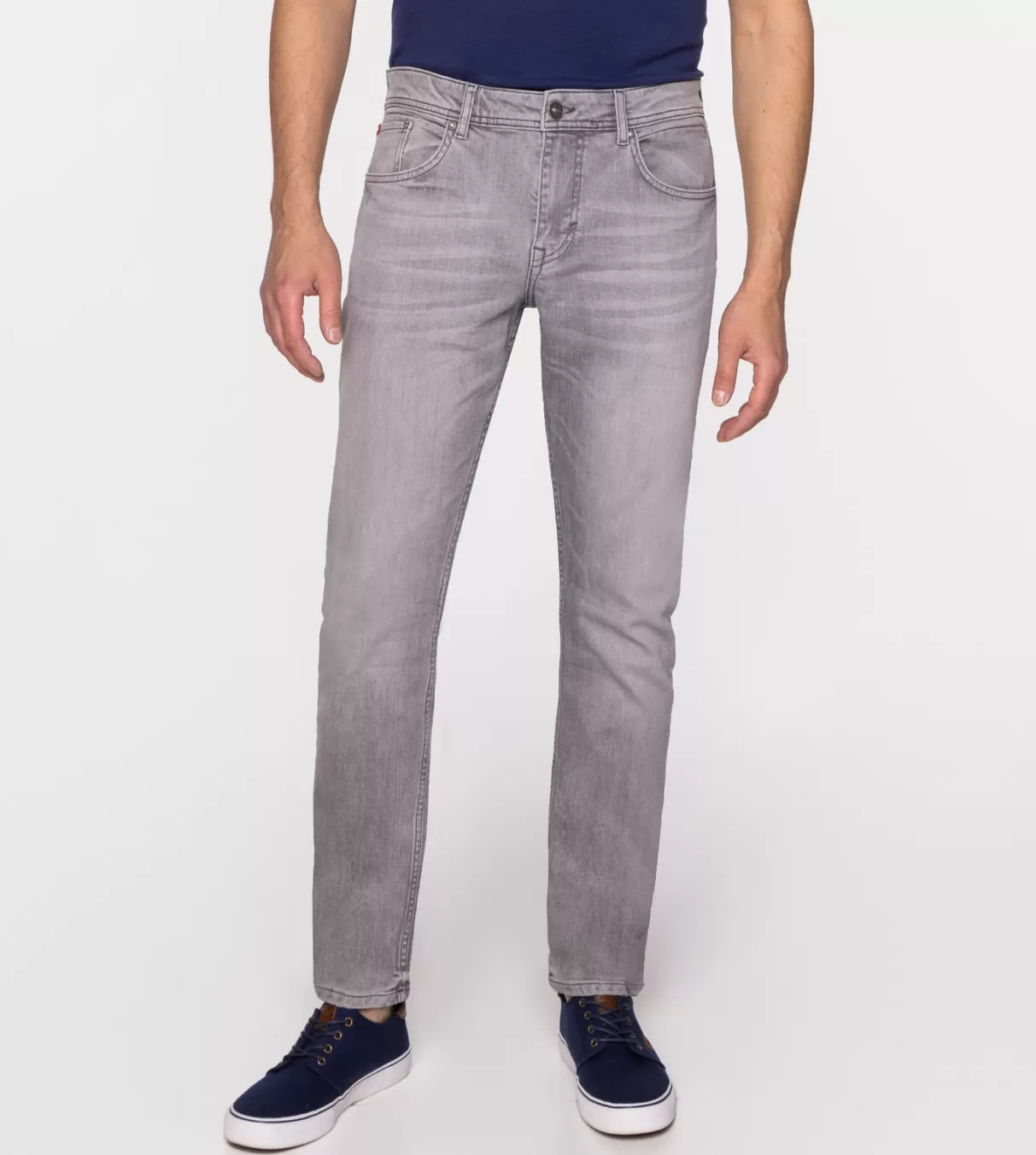 Jeansy męskie comfort slim DENZEL 3009 GREY-Lee Cooper Best Sale