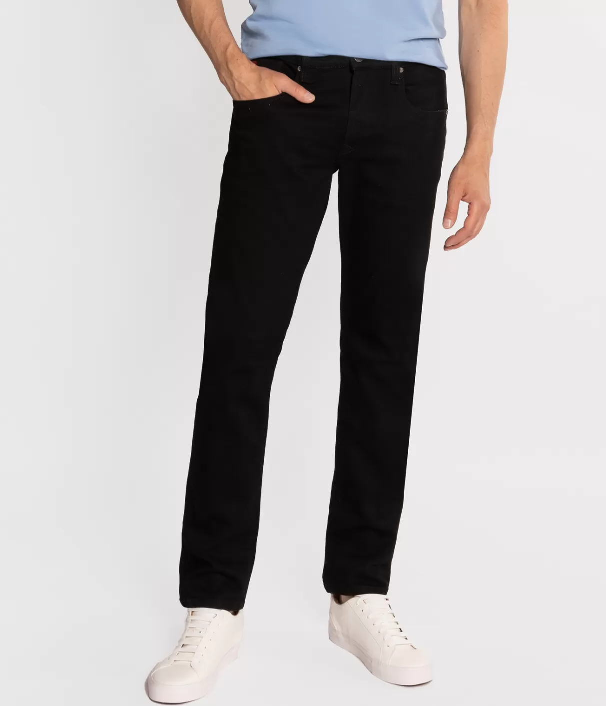 Jeansy męskie slim NORRIS 1900 BLACK-Lee Cooper Best Sale