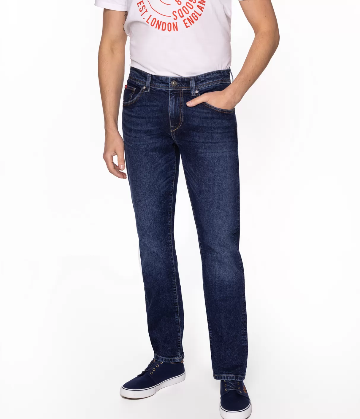 Jeansy męskie straight HARRY 0650 DARK USED-Lee Cooper Discount