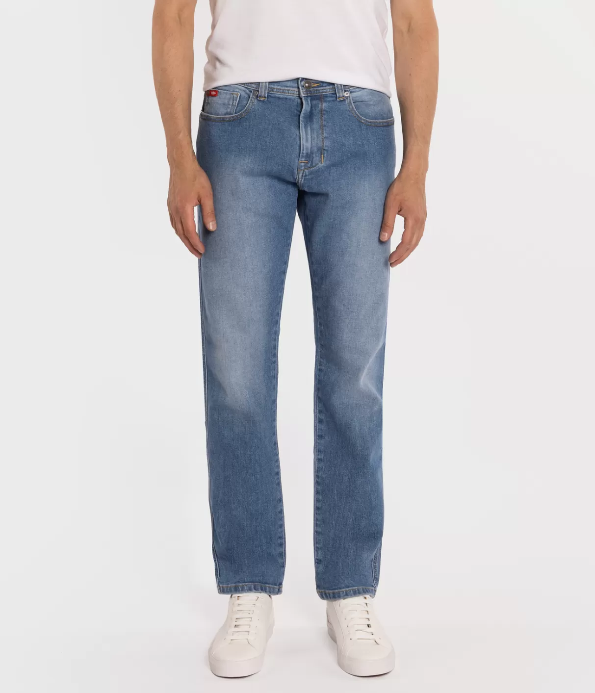 Jeansy męskie tapered LC7504 1533 LIGHT USED-Lee Cooper Clearance