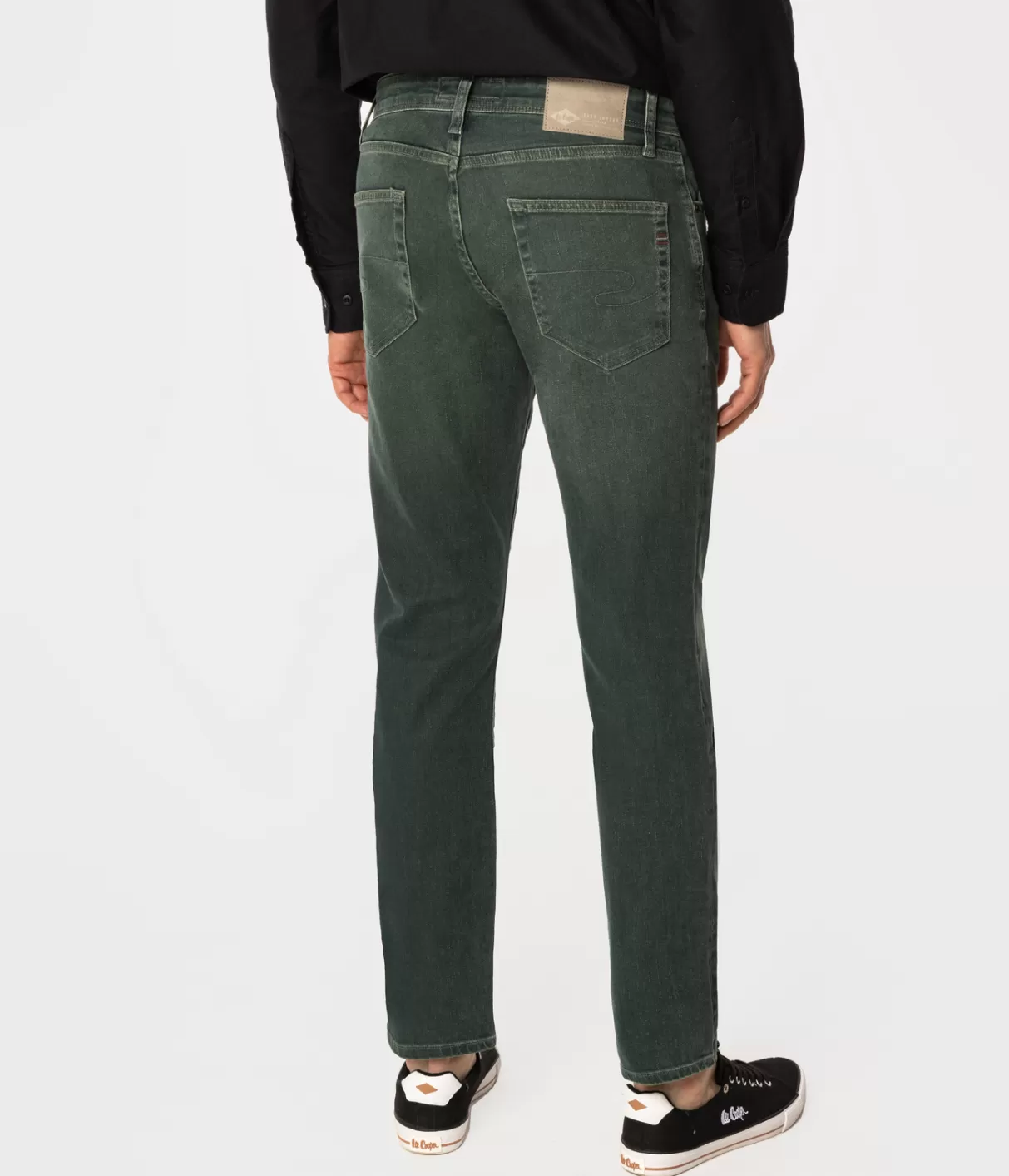 Jeansy męskie tapered slim LONDON 1047 GREEN-Lee Cooper Store