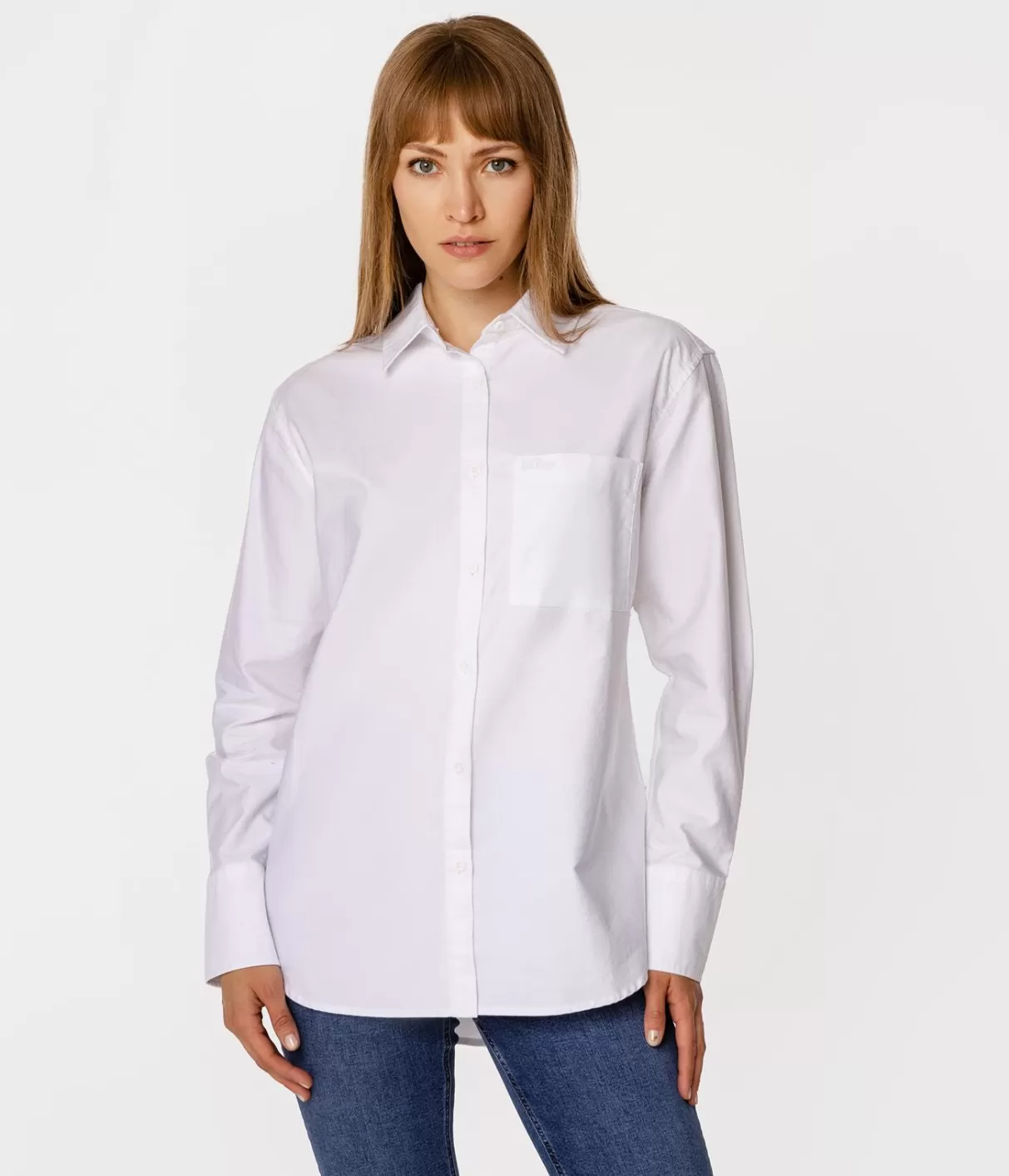 Koszula damska oversize LENA OXFORD WHITE-Lee Cooper Best Sale