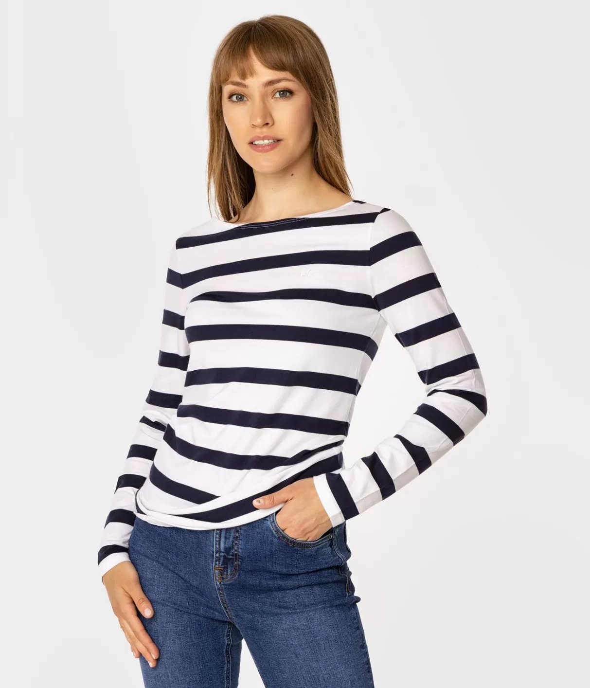 Longsleeve damski w paski HILARY 6040 STRIPES-Lee Cooper Cheap