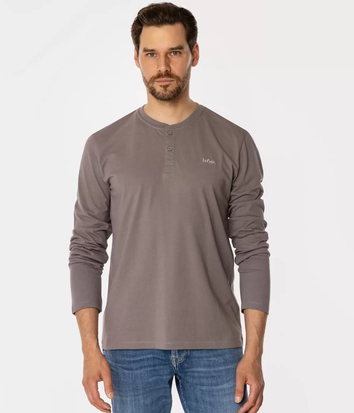 Longsleeve męski LARE 1010 DECEMBER SKY-Lee Cooper Cheap