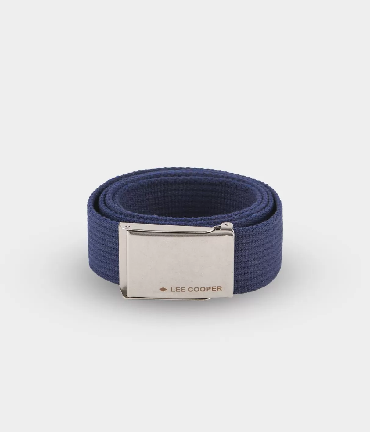 Parciany pasek z klamrą LCJ022 BLUE-Lee Cooper Online