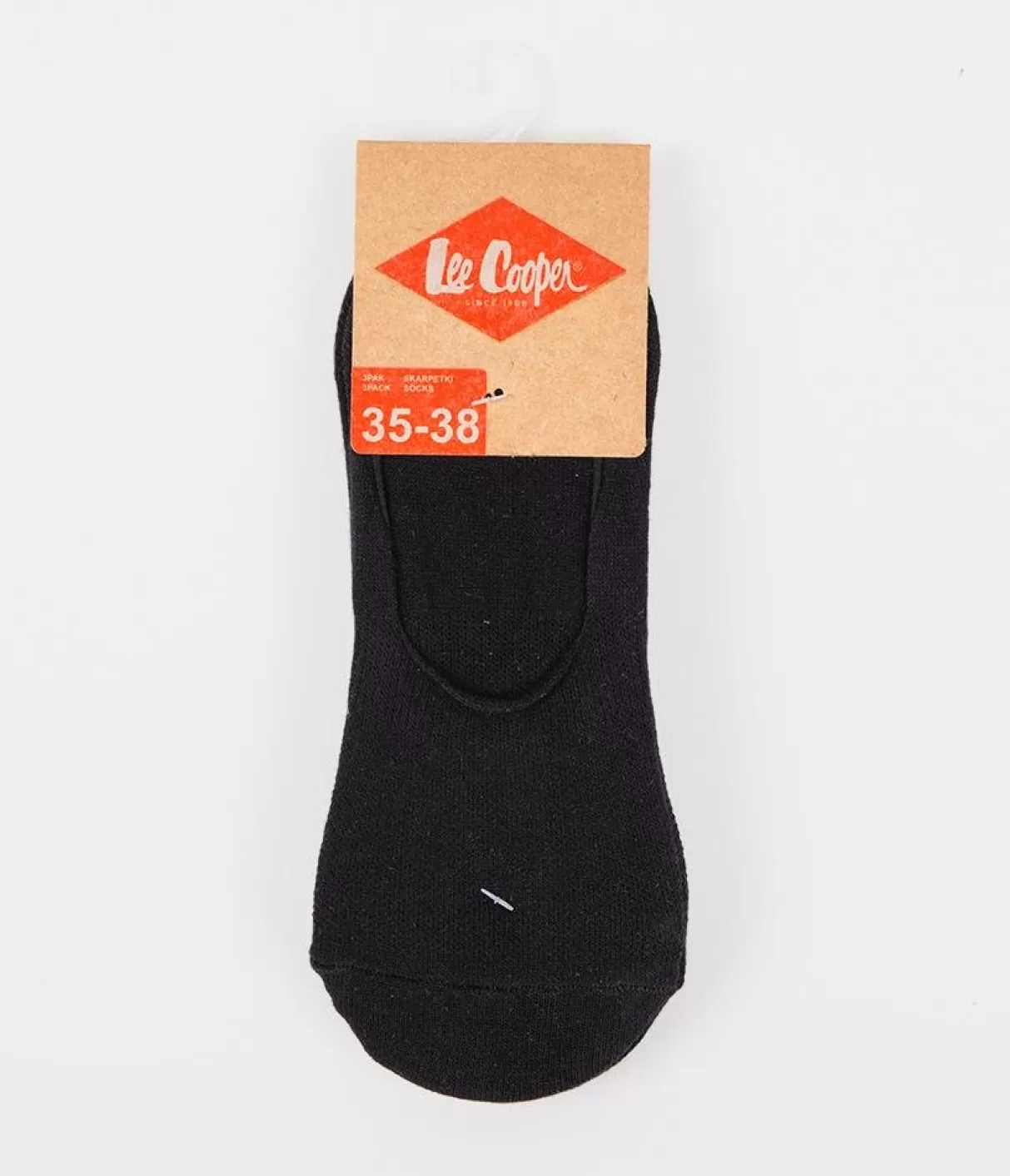 Skarpetki stopki balerinki czarne 3-pak INVSOCKS 1802 BLACK-Lee Cooper Online