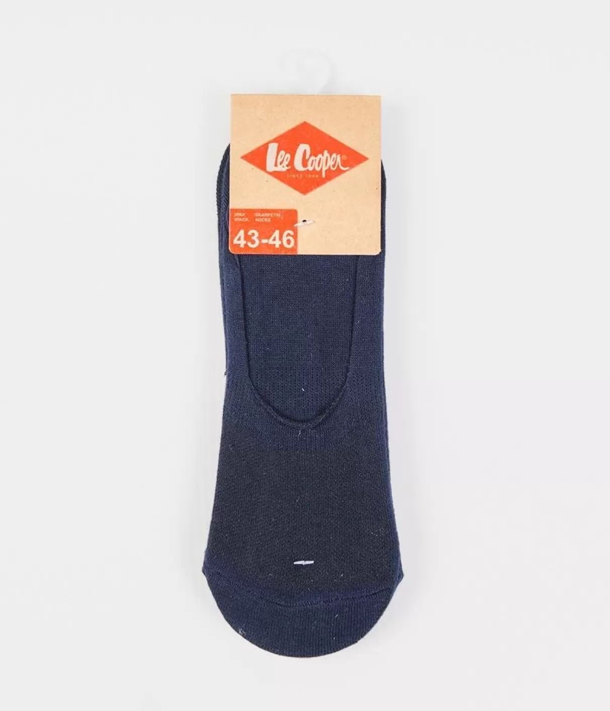 Skarpetki stopki balerinki granatowe 3-pak INVSOCKS 1802 NAVY-Lee Cooper Shop