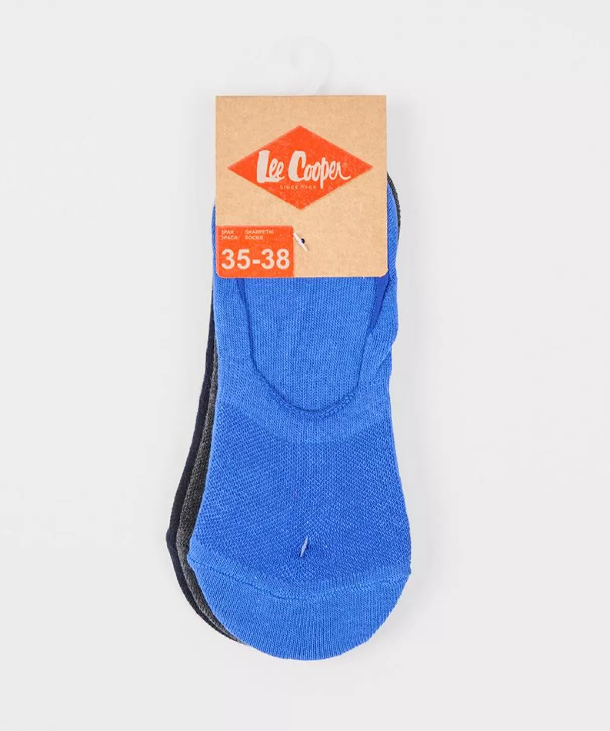 Skarpetki stopki balerinki mix 3-pak INVSOCKS 1802 BLUE MIX-Lee Cooper Discount