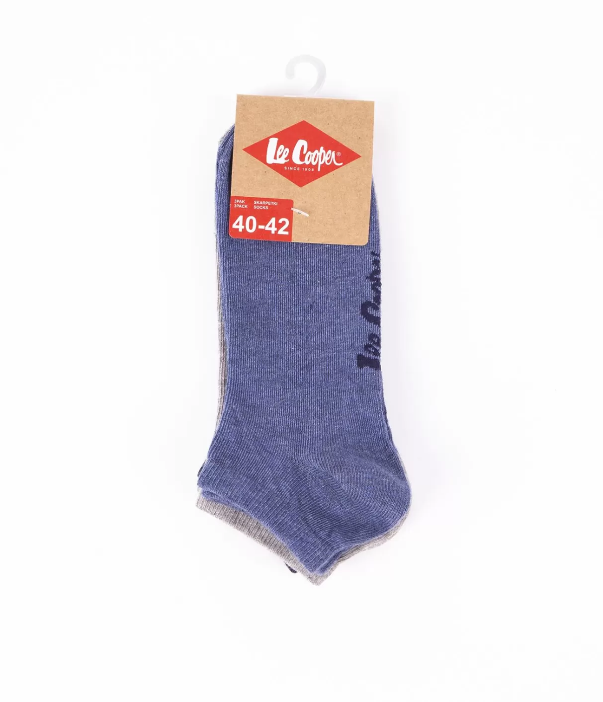 Skarpety stopki 3-pak SNESOCKS 0736 JEANS MIX-Lee Cooper Store