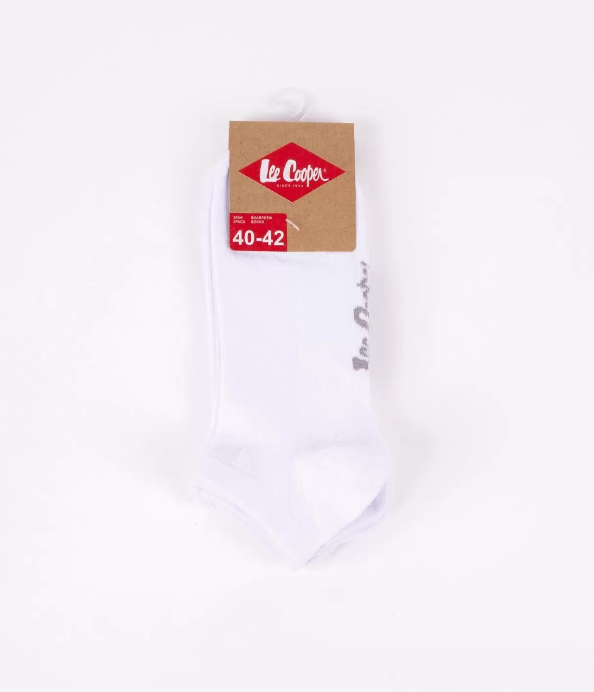 Skarpety stopki 3-pak SNESOCKS 0734 WHITE-Lee Cooper Cheap