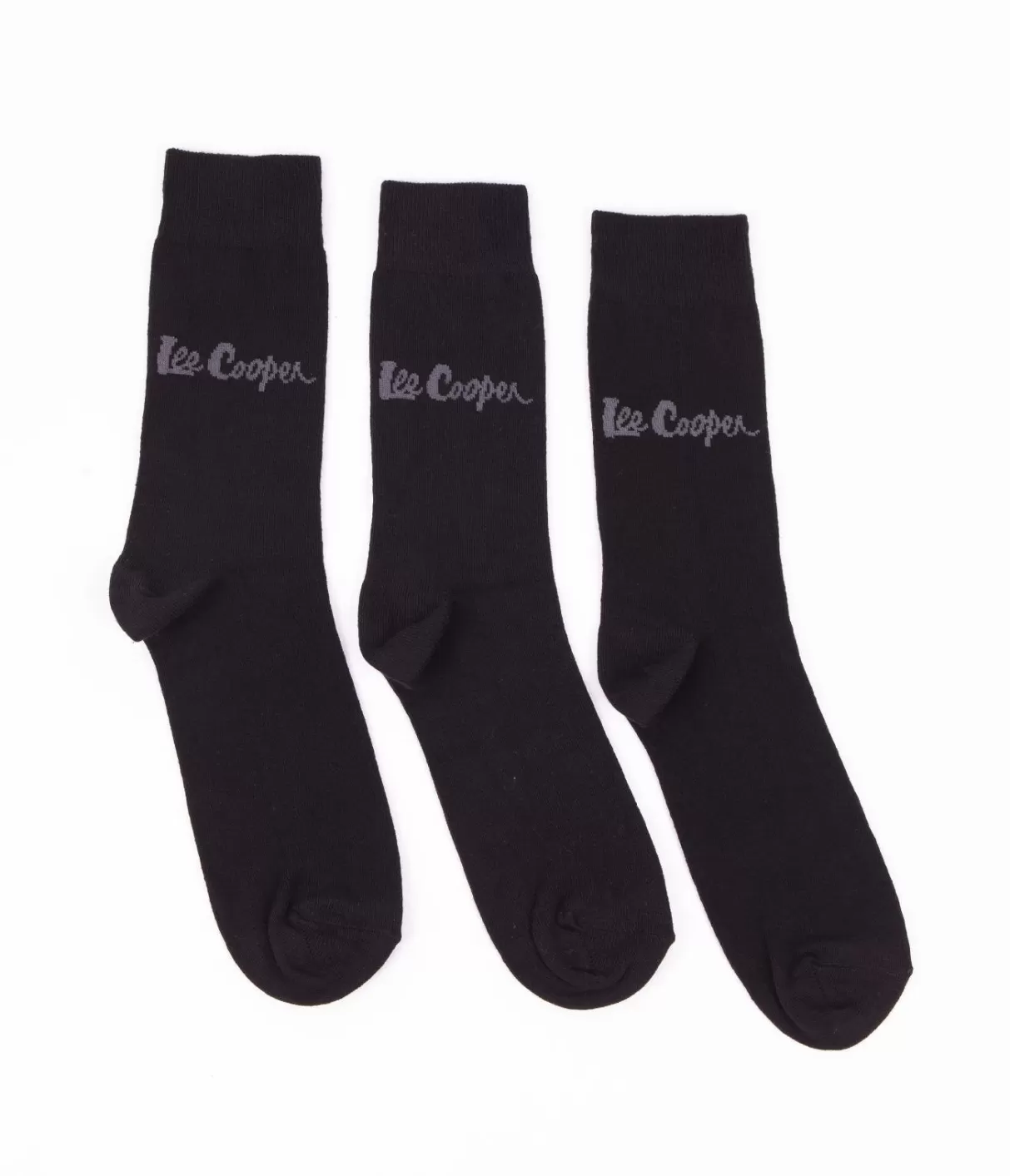 Skarpety za kostkę czarne 3-pak ANKSOCKS 0725 BLACK-Lee Cooper Online