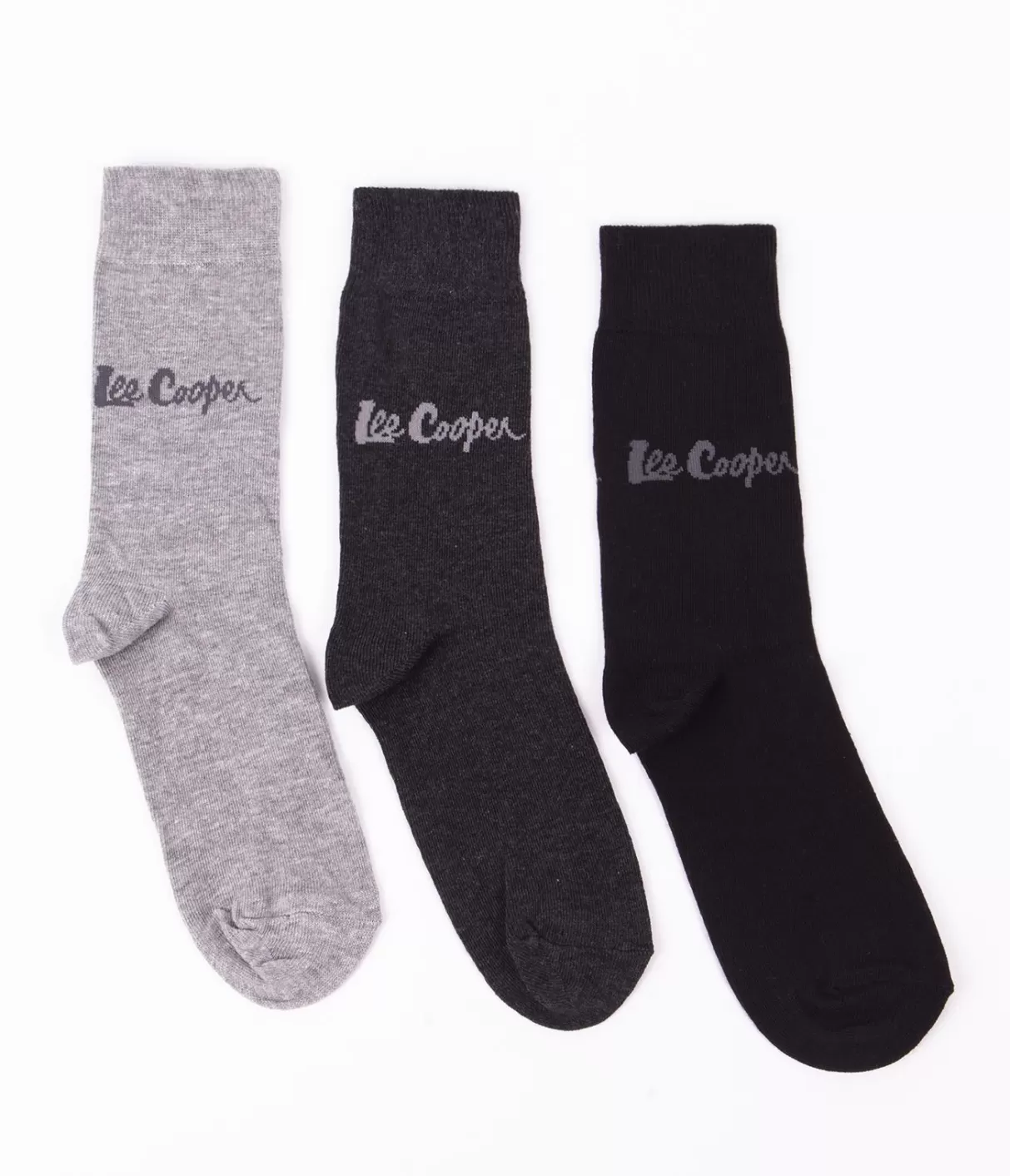 Skarpety za kostkę 3-pak ANKSOCKS 0727 GREY MIX-Lee Cooper Hot