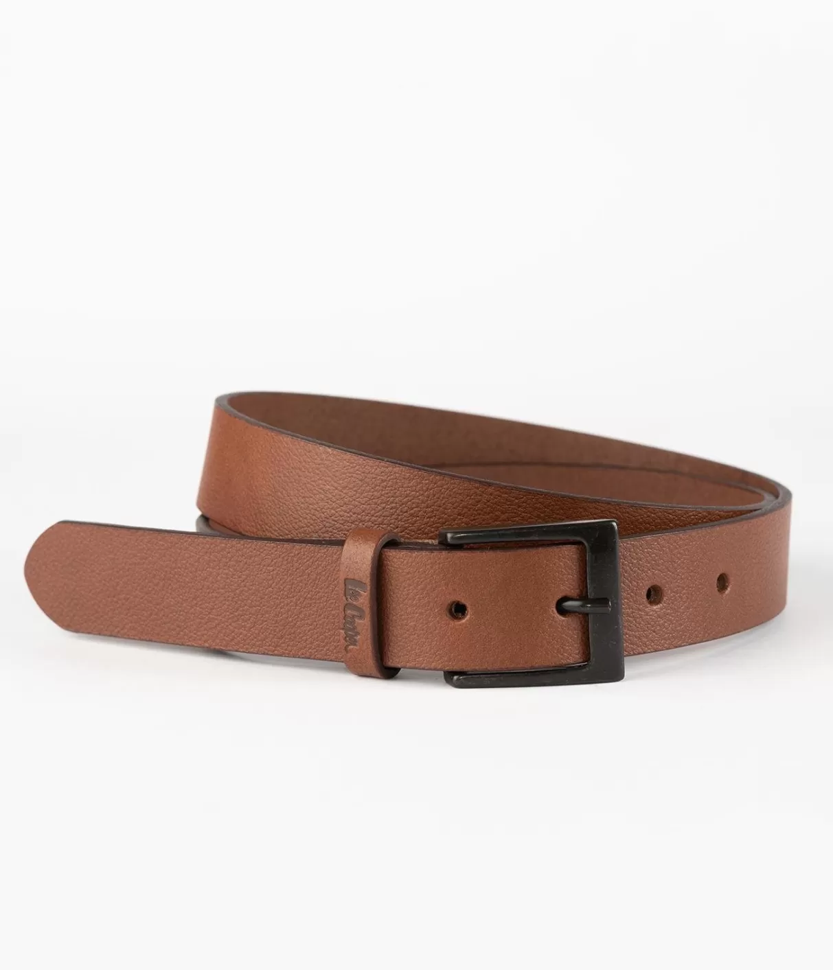 Skórzany pasek LCJ110 BROWN-Lee Cooper Sale