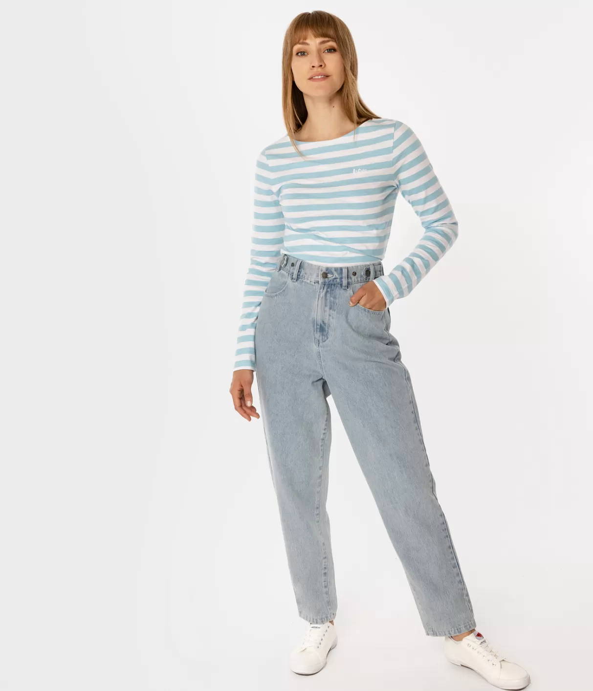 Spodnie damskie mom jeans MOLI 1111 BRUSHED USED-Lee Cooper Outlet