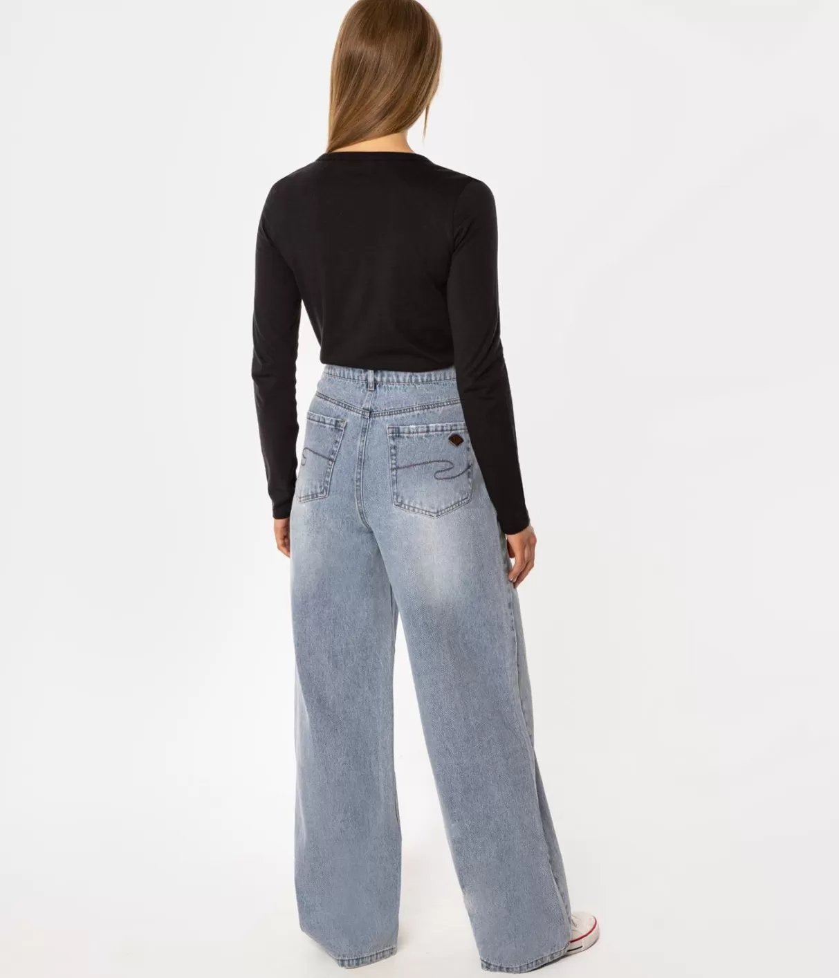 Spodnie damskie wide leg ISA 1117 BRUSHED USED-Lee Cooper Fashion