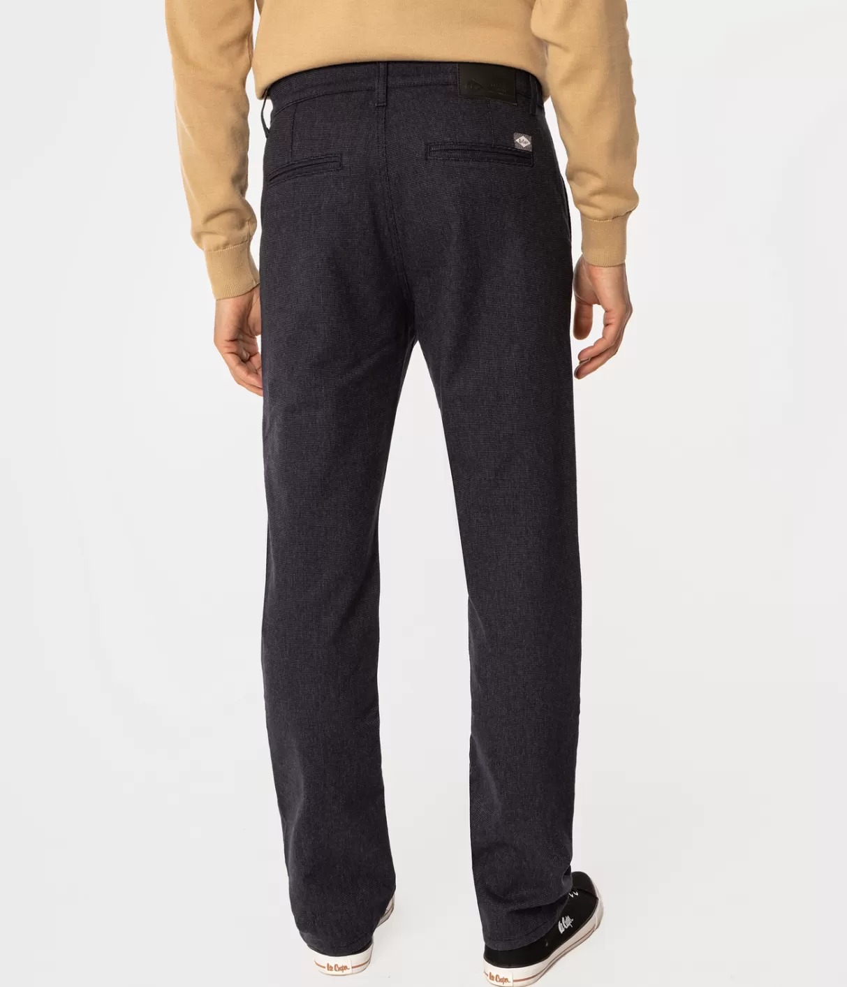 Spodnie męskie chino straight LUKAS 6008 NAVY-Lee Cooper Cheap