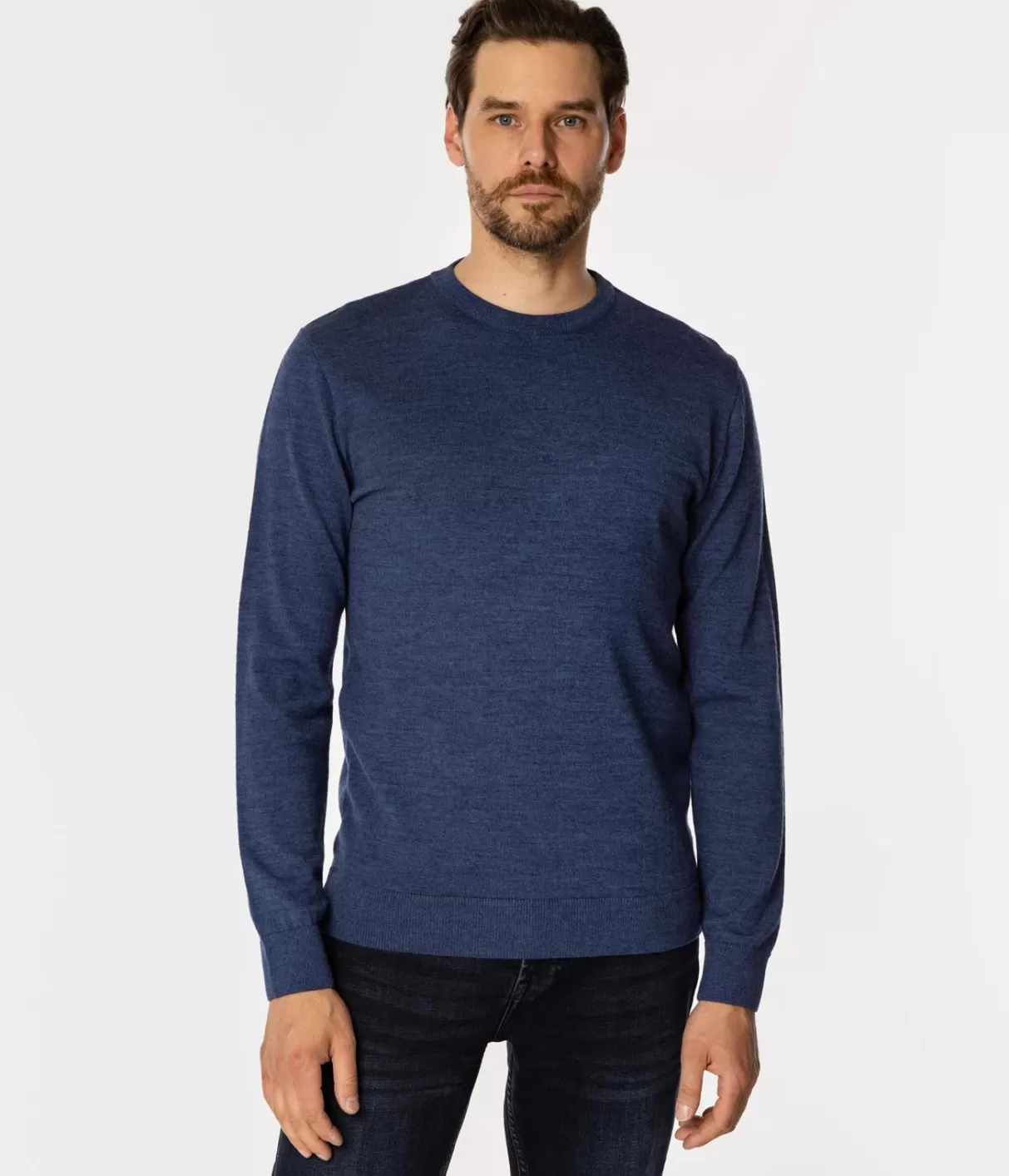 Sweter męski regular z wełną merino LOKI MERA JEANS-Lee Cooper Best