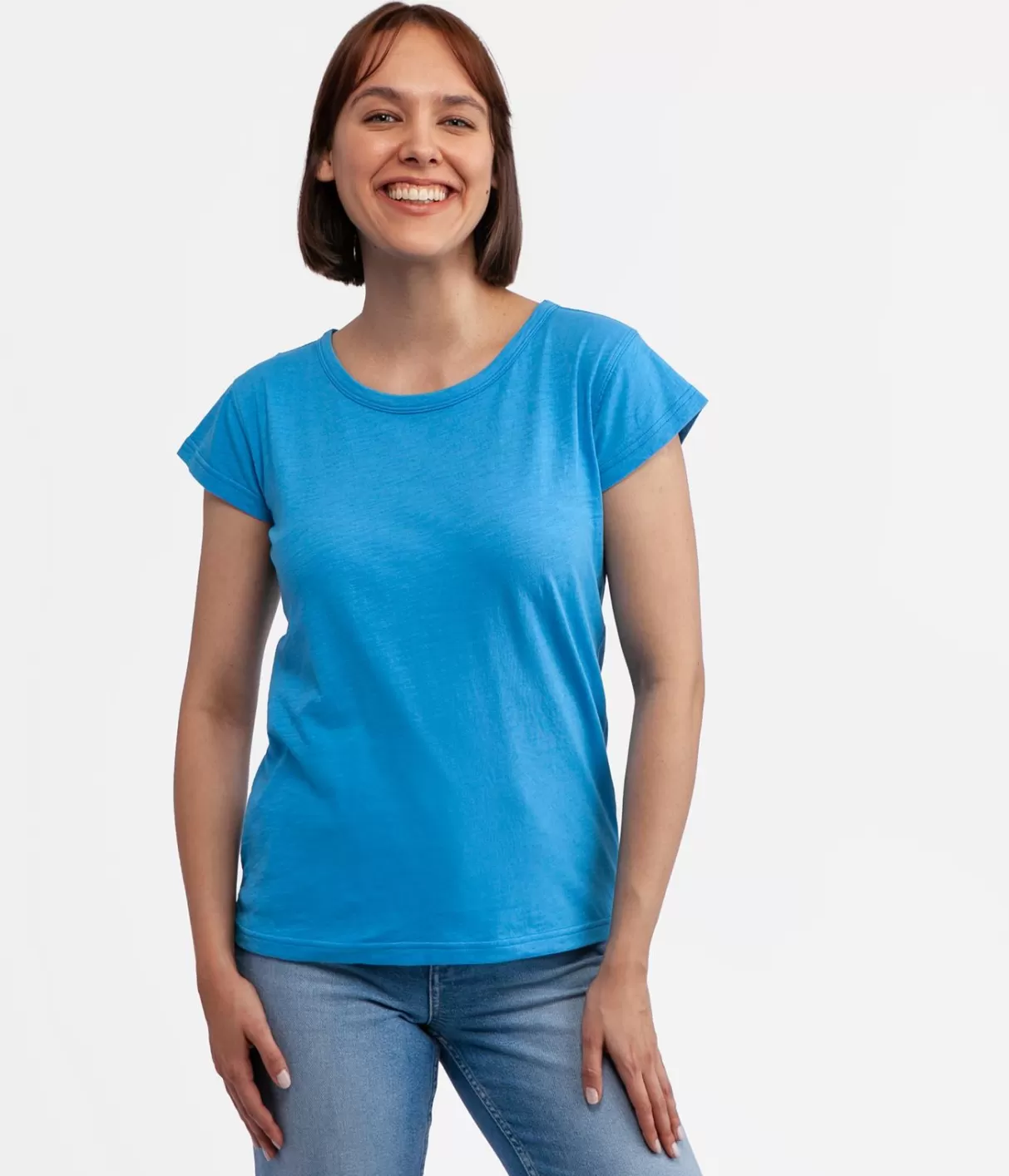 T-shirt OLGA 4045 AZURE BLUE-Lee Cooper Best Sale