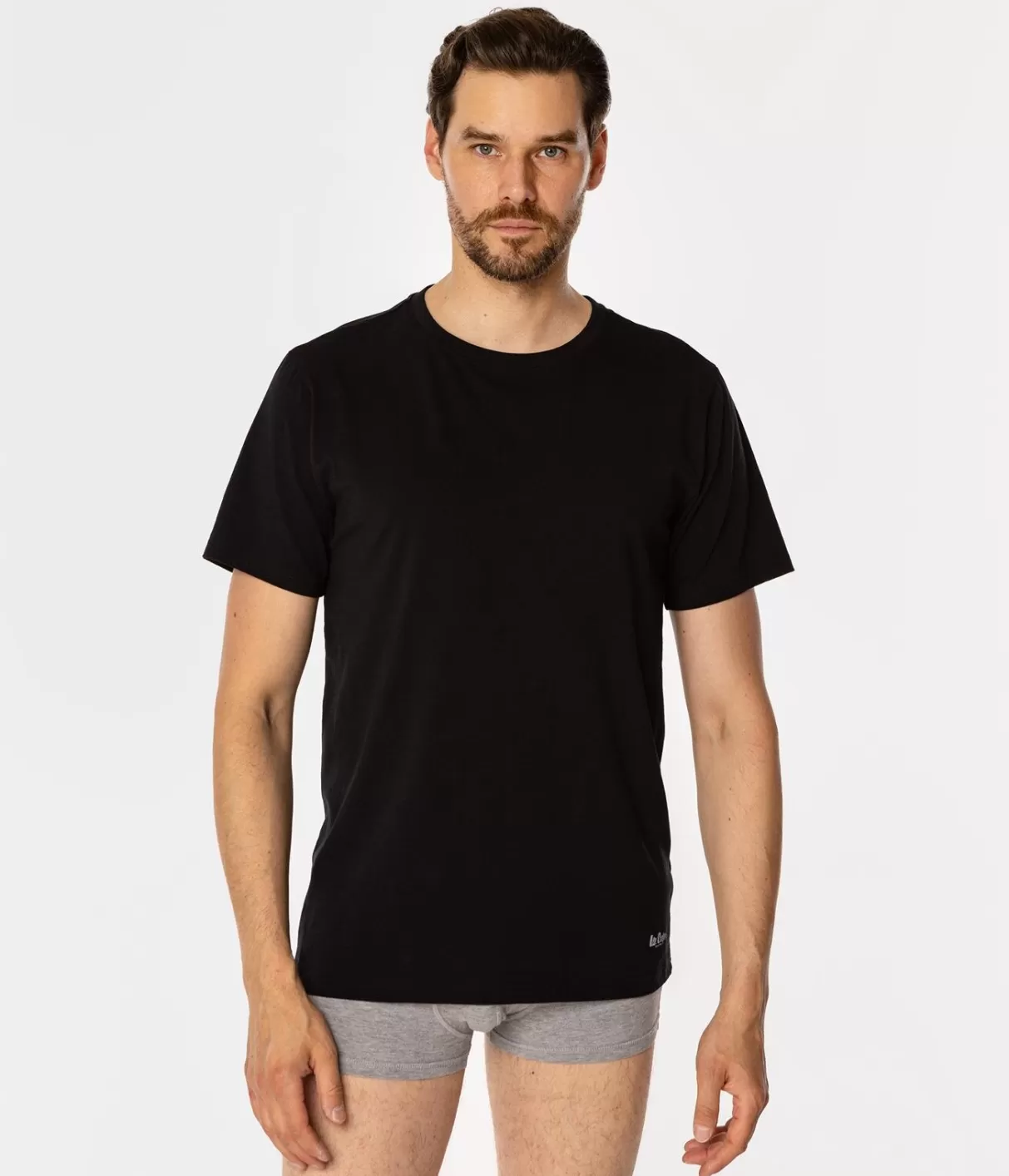 Zestaw dwóch klasycznych t-shirtów BASIC 2024 BLACK WHITE-Lee Cooper Best